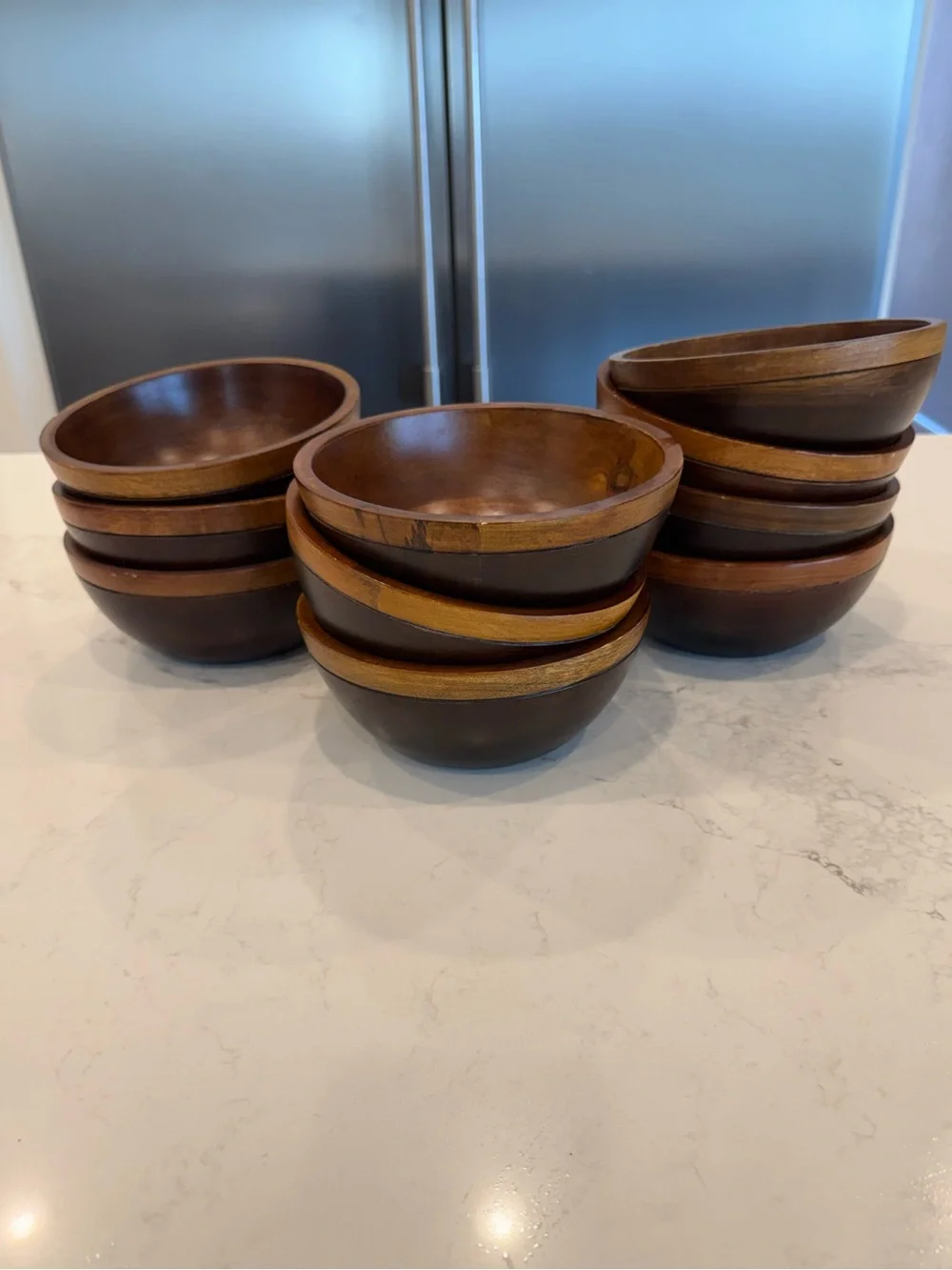 Set of Wooden Salad Bowls - Pottery Barn